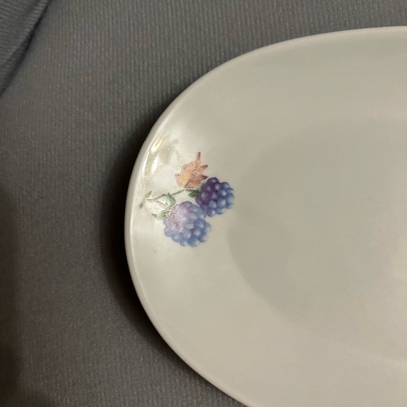 Naaman Israel Porcelain Serving Platter Vintage 1970’s 10 1/2” L x 5 1/2” W - Picture 3 of 10